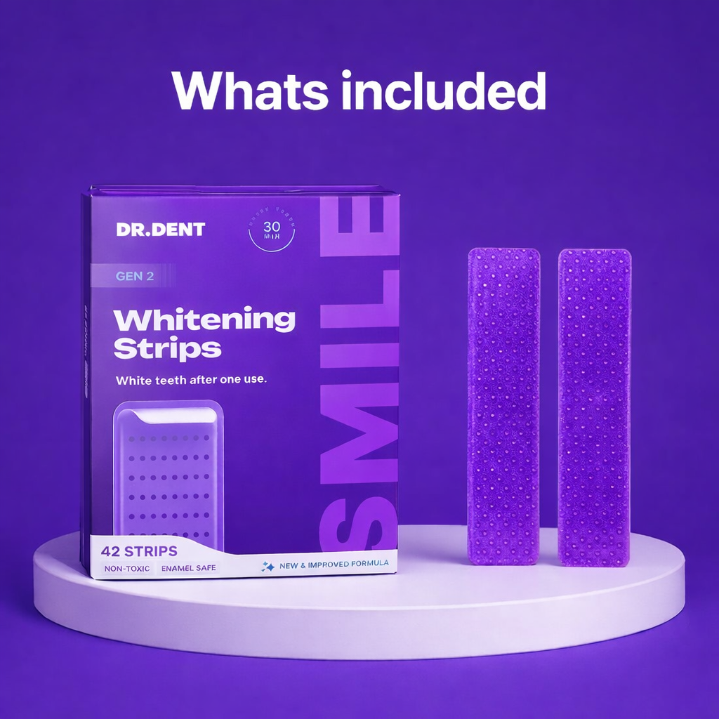 Purple Whitening Tooth Patch