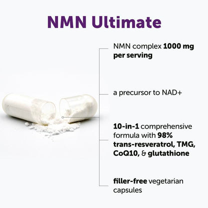 Advanced NMN 1,000mg – Cellular Energy, Longevity & Vitality Support