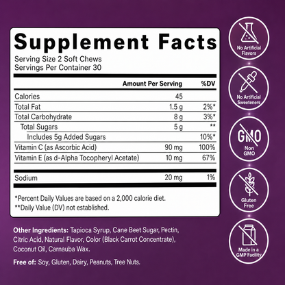 Trendora Nutrition Hair Growth Accelerator 60 Soft Chews
