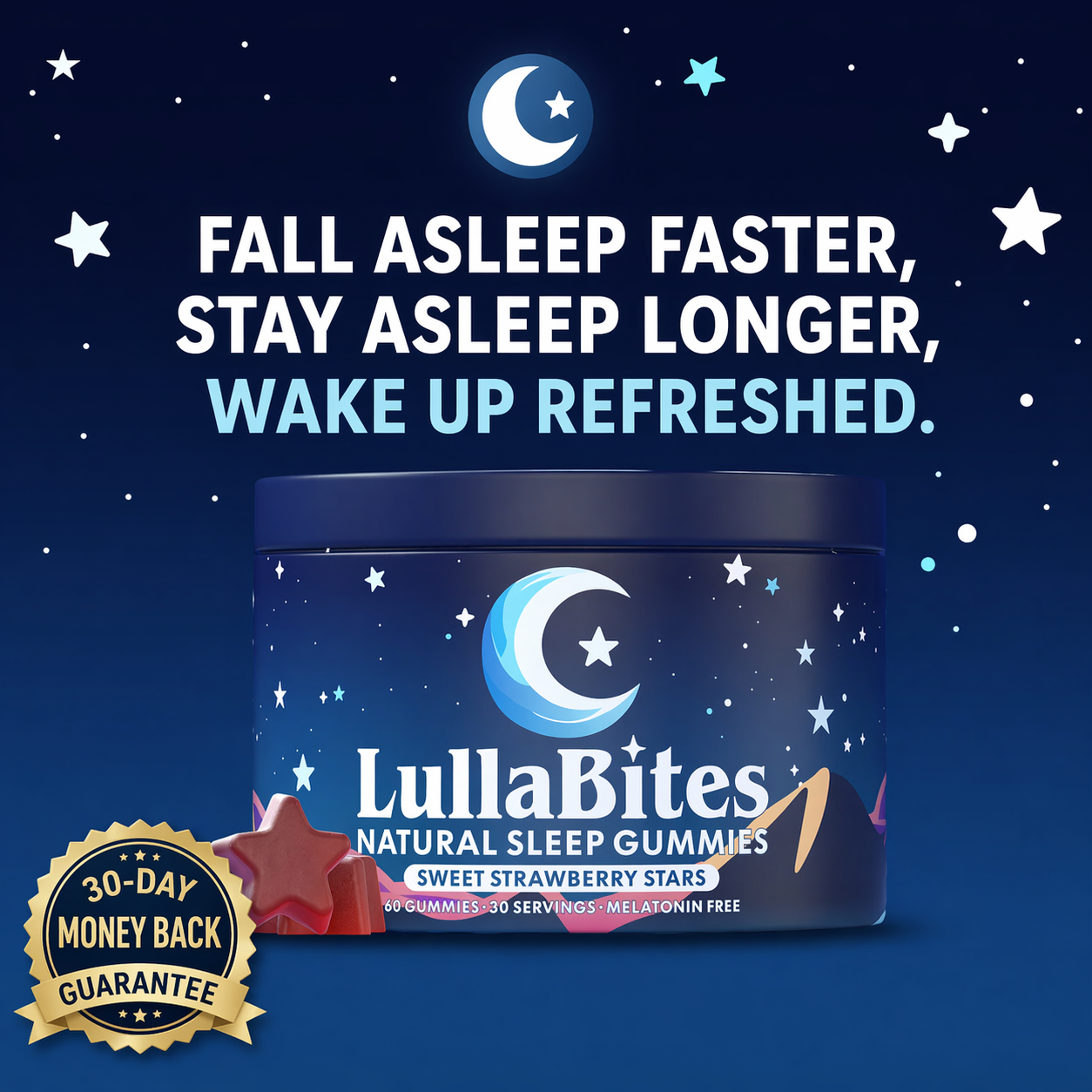 LullaBites Natural Sleep Gummies