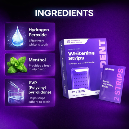 Purple Whitening Tooth Patch