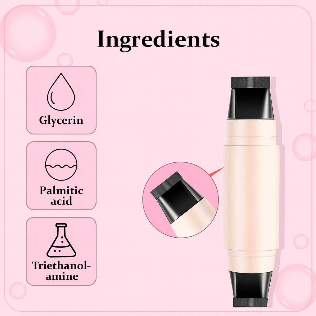 Waterproof Not Smudge Precise Outline Natural Long Lasting Integrated Double-headed Eyeliner Stamp Pen