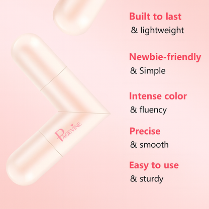 Waterproof Not Smudge Precise Outline Natural Long Lasting Integrated Double-headed Eyeliner Stamp Pen