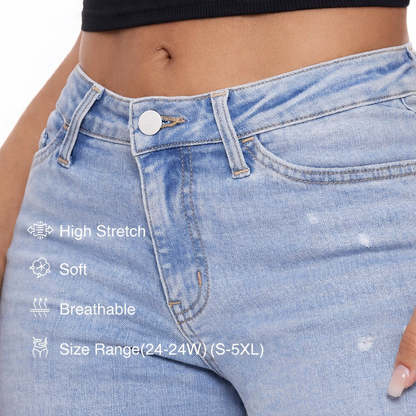 Mid-low Rise Baggy Jeans