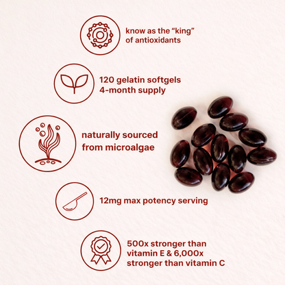 Astaxanthin 24mg, 60 Softgels