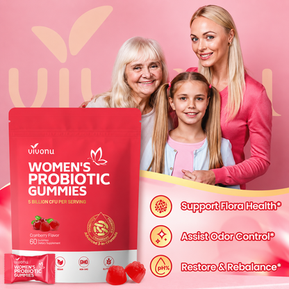 Trendora Nutrtion Probiotic Gummies Targeting Body Odor, Women's Health, and Body Balance