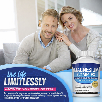 Trendora Magnesium Complex 1000mg- Deep Sleep and Stress Support