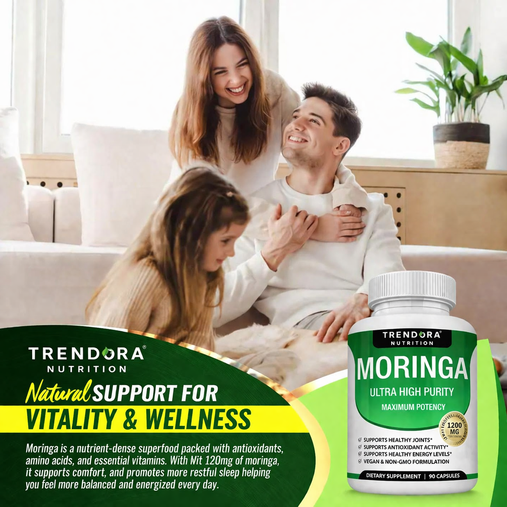 Trendora Moringa Complex — Clean Energy & Immune Defense Formula