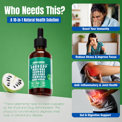 Trendora™ 10-in-1 SourSop Liquid  Drops