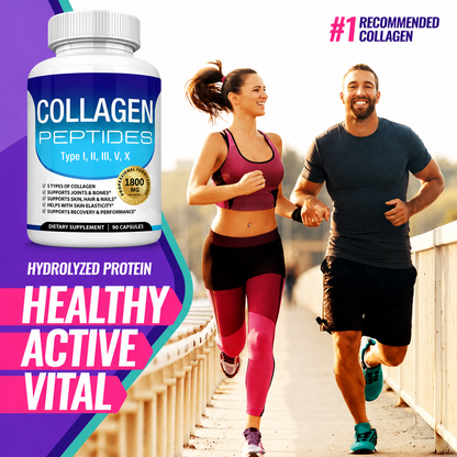 Trendora Collagen Peptides Hair & Skin Health, Anti-Aging, Joint and Bone Health